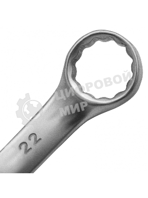 Ключ комбинированный Matrix 22 мм, CrV, матовый хром