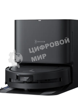 Робот-пылесос Ecovacs Deebot T80 черный, 6400 мА*ч Li‑Ion, уборка сухая/влажная, пылесборник контейнер 0.22 л