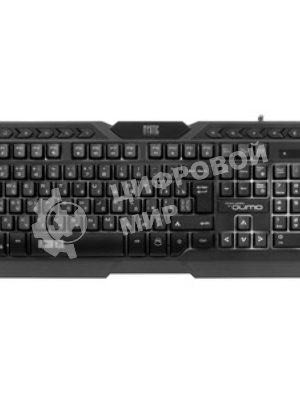 Комплект клавиатура+мышь Qumo Mystic K58/M76 проводной, USB, 3200 DPI, чёрный