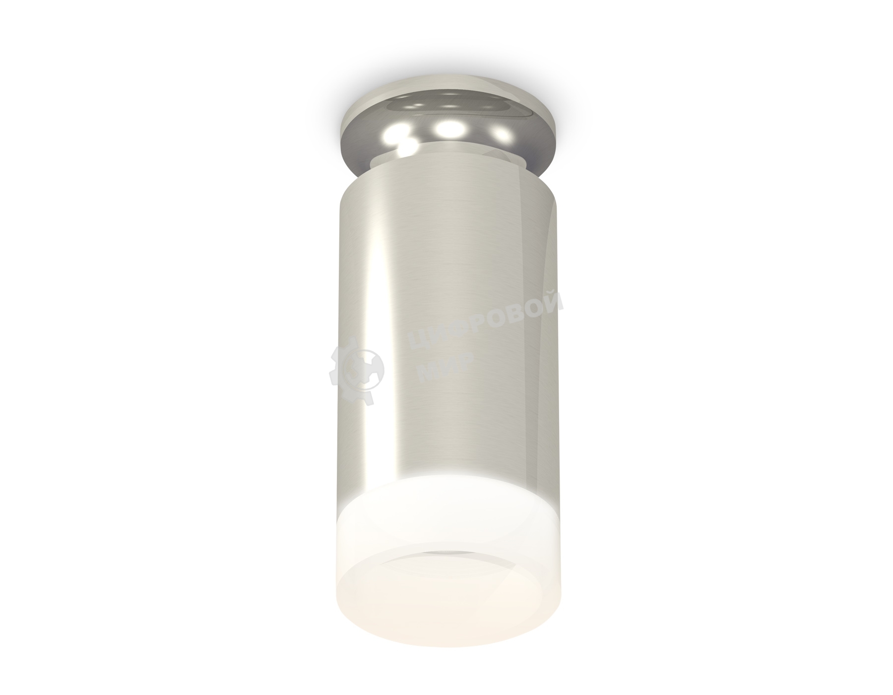 Светильник Ambrella Light XS6325081 PSL/FR серебро полированное/белый матовый MR16 GU5.3 (N6903, C6325, N6248)