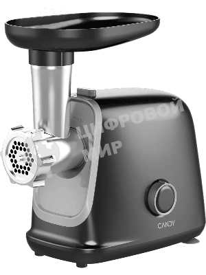 Мясорубка электрическая Candy CG-104 черный, 1800 Вт, 2.0 кг/мин, реверс, защита от перегрузки, насадки - 5
