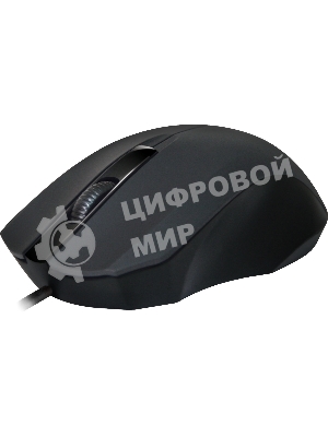 Мышь проводная Defender MM-310 черный, 1000 dpi, USB, кнопки - 3