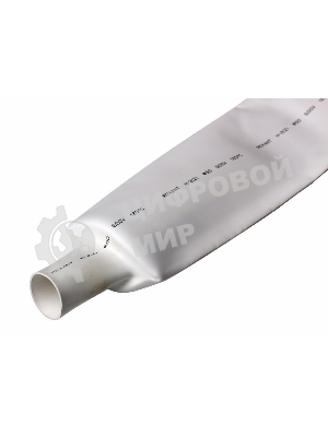 Термоусаживаемая трубка Rexant 50,0/25,0 мм, белая, упаковка 10 шт. по 1 м