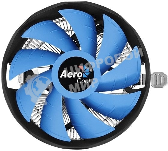 Кулер для процессора AeroCool/Formula Verkho Plus серебристый/черный, 120 мм, алюминий, 2000 об/мин, 26.5 дБ, 4 pin, 110 Вт, 68 мм