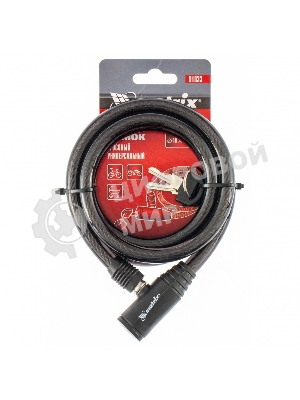 Замок тросовый универсальный Matrix 10х1200 мм