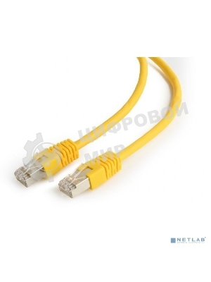 Патч-корд FTP Cablexpert cat.6, 5м, литой, многожильный, желтый