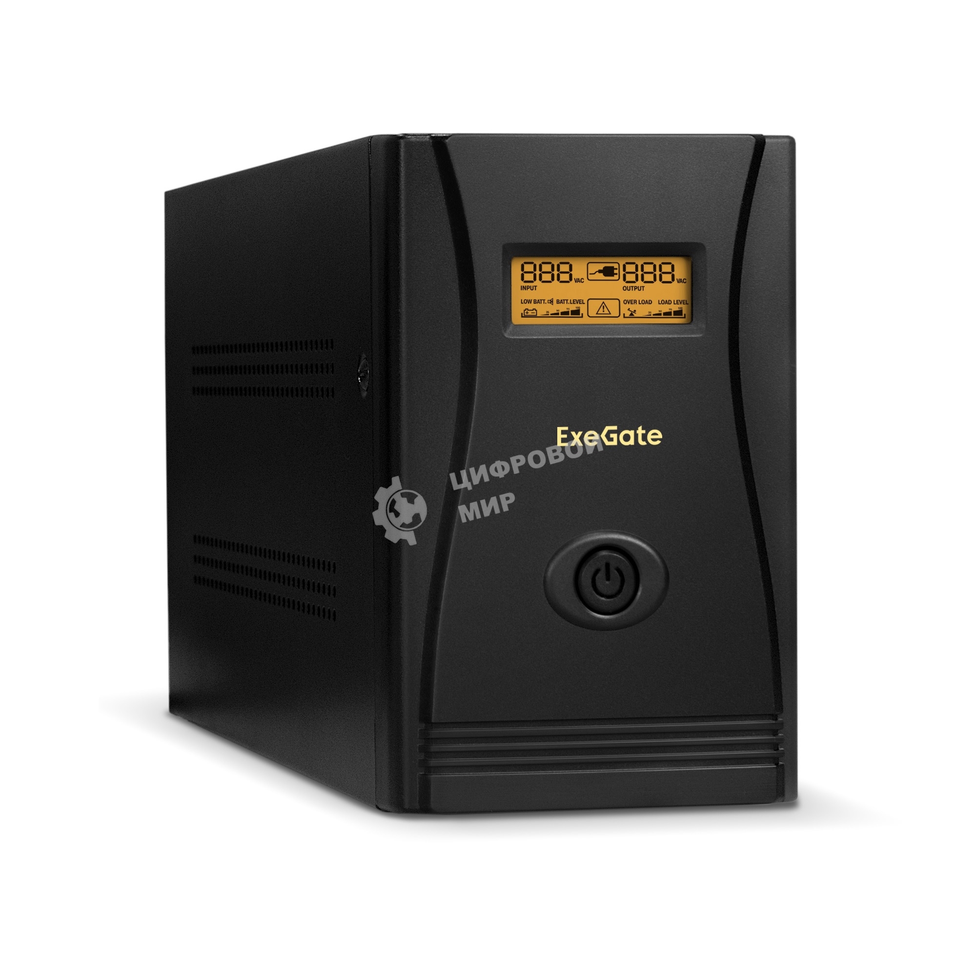 Источник бесперебойного питания ExeGate SpecialPro Smart LLB-2200.LCD.AVR.EURO.RJ 2200VA/1300W, LCD, AVR, 4 евророзетки, RJ45/11, черный