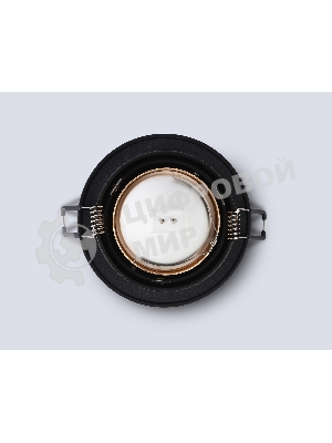 Встраиваемый точечный светильник Ambrella light TN102825 BK/GD черный/золото GU5.3 D92*50
