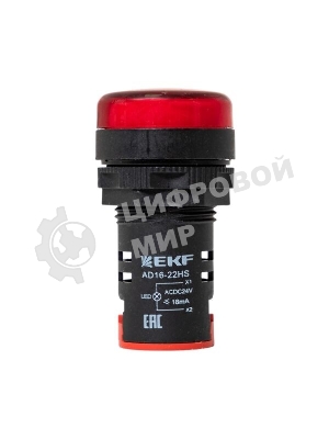 Матрица светодиодная EKF ledm-ad16-r-24 AD16-22HS красная 24В DC EKF PROxima