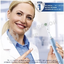 Электрическая зубная щетка Oral-B Pro 3/D505.513.3 CrossAction голубой