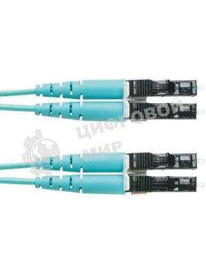 Патч-корд Panduit Opti-Core FX2ELLNSNSNM003 2x50/125 OM3 LC дуплекс-SC дуплекс 3м LSZH аквамарин