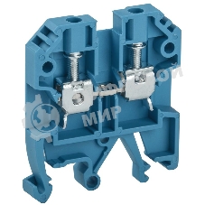 Клемма винтовая КВИ-4 кв.мм синяя IEK YZN30-004-K07