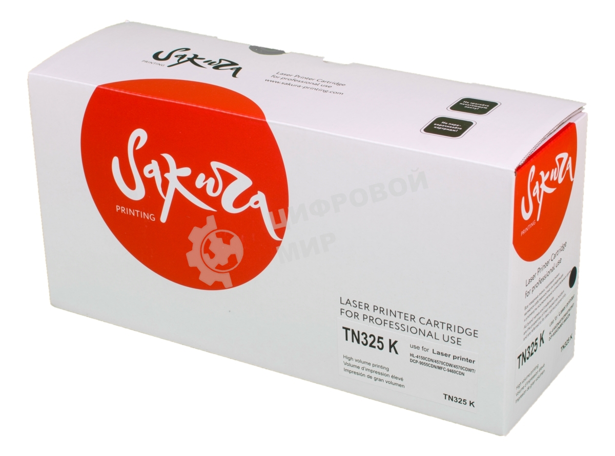 Картридж лазерный Sakura TN325BK для Brother HL-4140CN, HL-4150CDN, HL-4570CDW, HL-4570CDWT, DCP-9055CDN, DCP-9270CDN, MFC-9460CDN, MFC-9465CDN, MFC-9970CDW, черный, 4000 к.