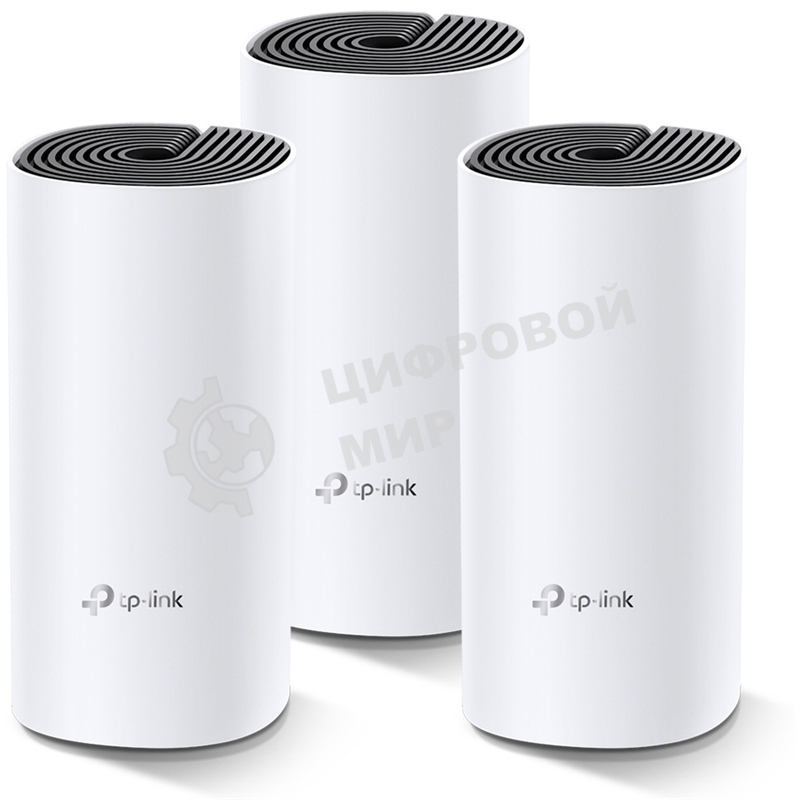 Бесшовный Mesh роутер TP-Link Deco M4 (DECO M4(3-PACK)) AC1200 10/100/1000BASE-TX (упак.:3шт)