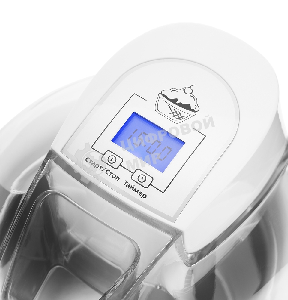 Мороженица Kitfort КТ-1808 12Вт 1500мл. белый