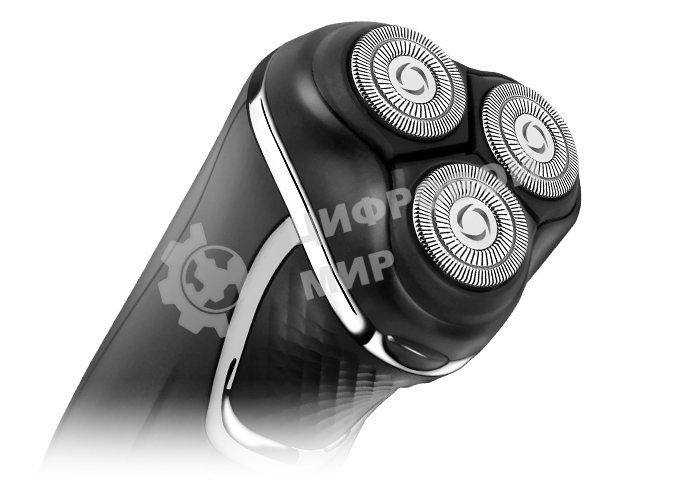 Электробритва Centek CT-2182 ротор, 5 плавающих головок, аккумулятор + работа от сети, влажное бритье