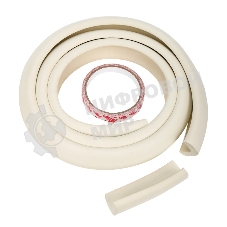 Мягкая универсальная самоклеящаяся лента для крепления на острые края (24х8х2000 мм) 1 шт.