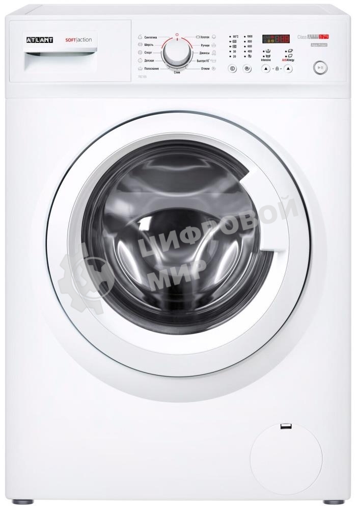 Стиральная машина Atlant СМА 70С105-00 белый, загрузка фронтальная 7 кг, 1000 об/мин., класс: А+++