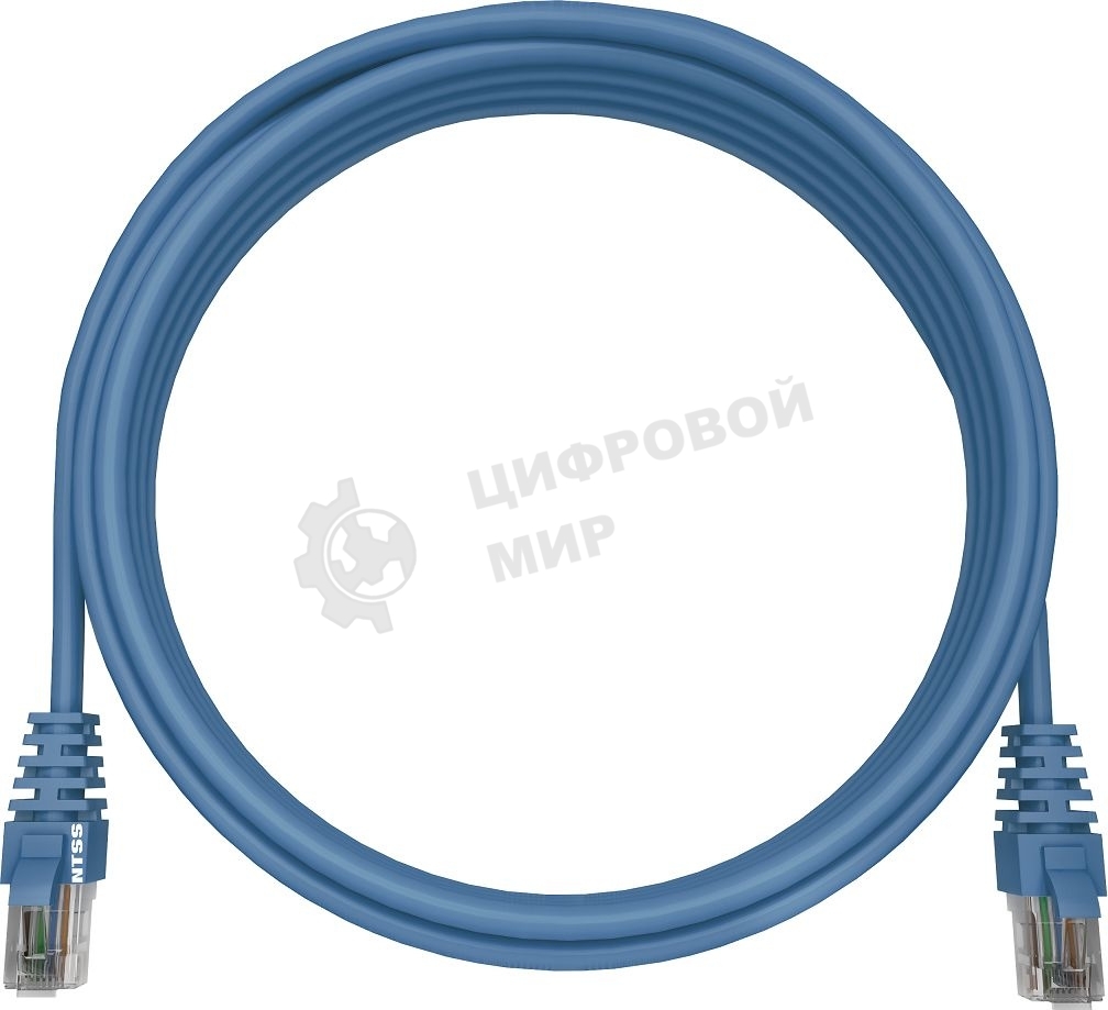 Патч-корд NTSS NTSS-PC-UTP-RJ45-5e-15.0-LSZH-BU NTSS-PC-UTP-RJ45-5E-15.0-LSZH UTP RJ-45 вил.-вилка RJ-45 cat.5e 15м синий LSZH (уп.:1шт) 26AWG