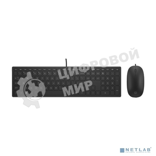 Клавиатура+мышь HP PAV WiredCombo Keyboard 400