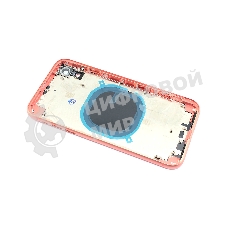 Задняя крышка (корпус) в сборе с рамкой для Apple iPhone XR coral