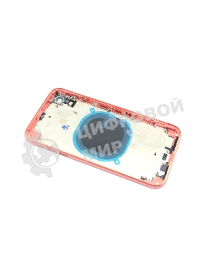 Задняя крышка (корпус) в сборе с рамкой для Apple iPhone XR coral