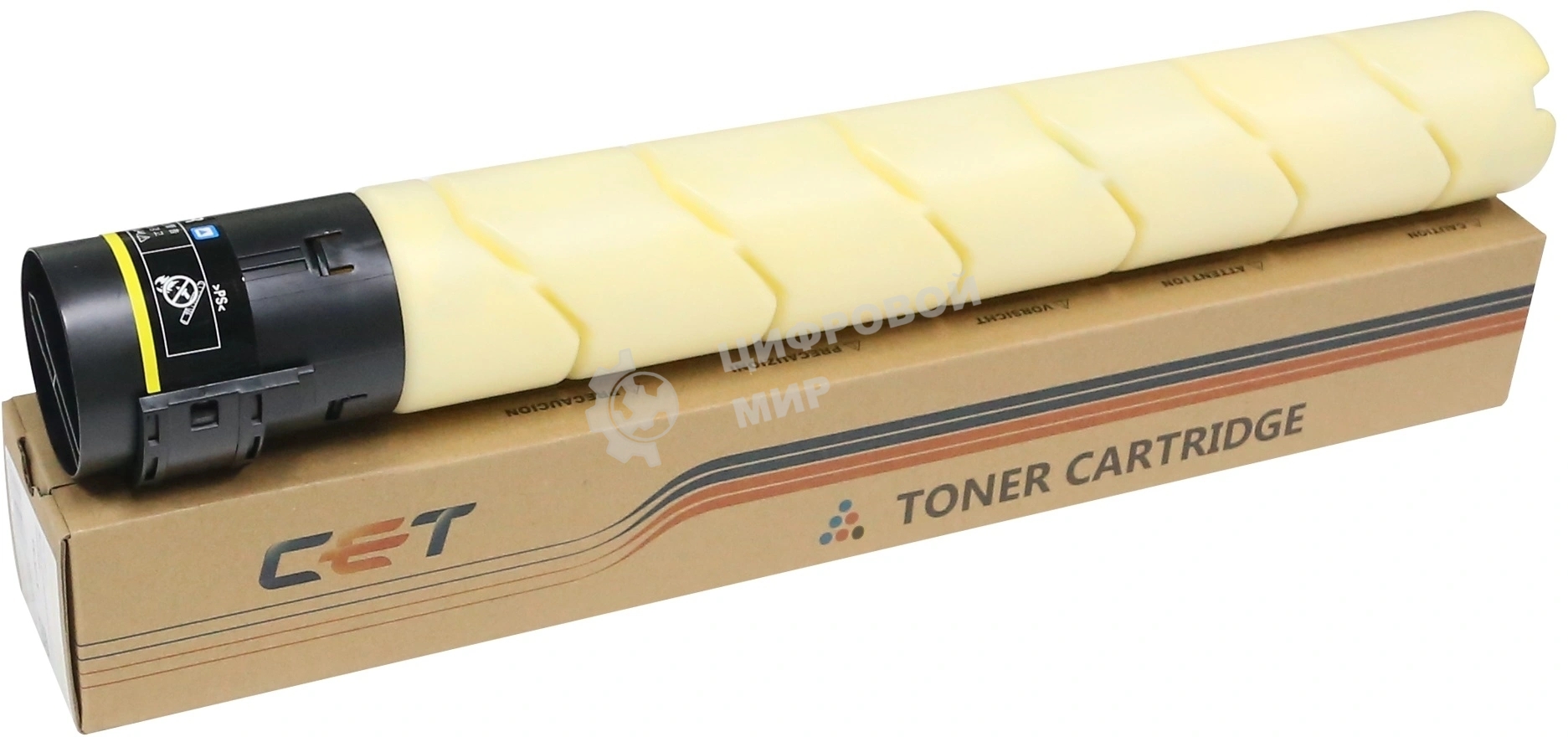 Картридж лазерный CET (NF8) TN-221Y для Konica Minolta Bizhub C227/C287 Yellow, 467г, 21000 стр.