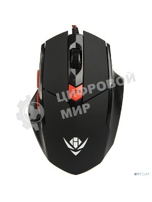 Мышь проводная Dialog MOG-11U Nakatomi Gaming - 6 кнопок + ролик, USB,черная