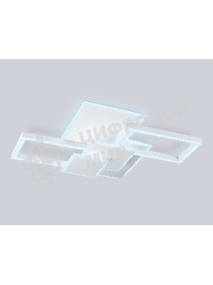 Потолочный светодиодный светильник Ambrella light FA1031/5 WH белый 95W 3000K-6400K 705*500*95 (ПДУ ИК)