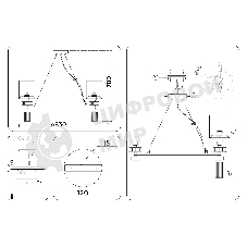 Люстра Ambrella light LH71293/8 SN/WH никель/белый E14/8 max 40W D830*780