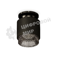 Светильник Ambrella Light XS7511062 SBK/PBK/BK черный песок/черный полированный/тонированный MR16 GU5.3 (N7926, C7511, N7192)