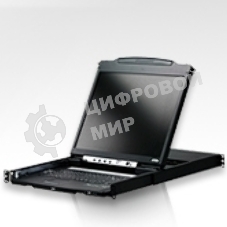 Квм консоль ATEN DUAL RAIL LCD PS/2-USB CONSOLE 19INCH (CL5800NR).