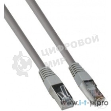 Патч-корд ExeGate EX272305RUSFTP cat.5e, 10м ExeGate серый