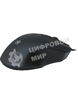 Мышь проводная Defender MM-310 черный, 1000 dpi, USB, кнопки - 3