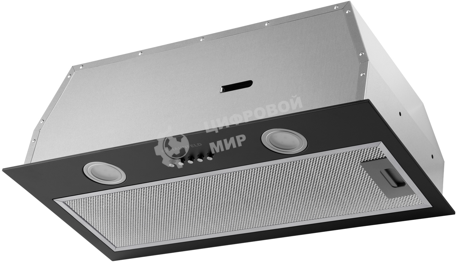 Вытяжка встраиваемая Maunfeld Thames 601M черный, 60 см, 520 куб. м/ч, 45 дБ