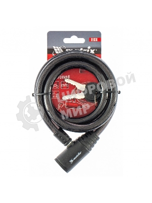 Замок тросовый универсальный Matrix 12х1200 мм