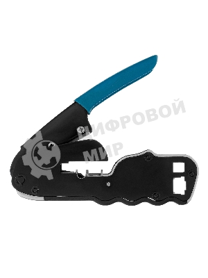 Клещи для обжима телефонных и компьютерных клемм Gross RJ45, 8P и RJ11/12, 6P, компакт., CAT5