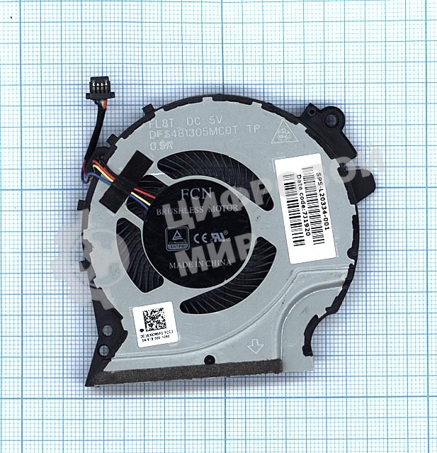 Вентилятор (кулер) для ноутбука HP Pavilion 15-CX GPU