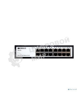 Коммутатор неуправляемый ORIGO OS1216/A1A 16x100Base-TX, корпус металл