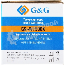 Картридж лазерный G&G GG-W1500X (W1500X) черный (2000 стр.) для HP LaserJet M111a/M111w/MFP M141a/M141W