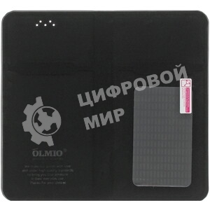 Чехол-книжка универсальный для смартфонов OLMIO р.S, 4.5