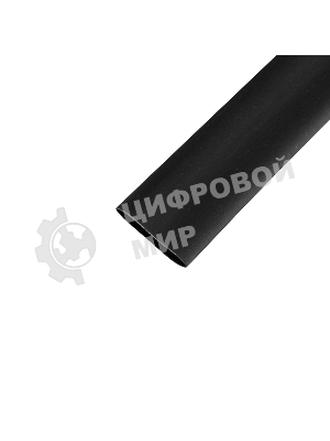 Трубка термоусаживаемая Rexant ТУТ-HF(2:1)-30/15 черная