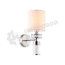 Настенный светильник Ambrella light LH71295 SN/WH никель/белый E14 max 40W 210*130*340