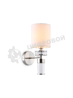 Настенный светильник Ambrella light LH71295 SN/WH никель/белый E14 max 40W 210*130*340