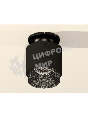 Светильник Ambrella Light XS7511062 SBK/PBK/BK черный песок/черный полированный/тонированный MR16 GU5.3 (N7926, C7511, N7192)