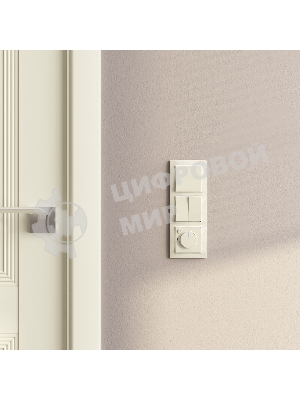 Рамка на 3 поста (слоновая кость, basic) W0032003