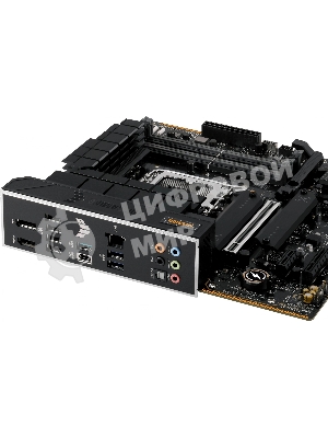 Материнская плата ASUS TUF GAMING B760M-PLUS II, LGA 1700, Intel B760, 4xDDR5, 4xSATA, 3xM.2, 1xPCIe 5.0 x16, 1xPCIe x4, 1xPCIe x1, 1xUSB-A 3.2 Gen 2, 2xUSB-A 3.2 Gen 1, 4xUSB 2.0, 1xUSB-C 3.2 Gen 2x2, 1x2.5Gb LAN, 5x3.5 мм, 7.1, mATX