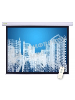 Экран Cactus 152x203см Motoscreen CS-PSM-152x203 4:3 настенно-потолочный рулонный белый (моторизованный привод)