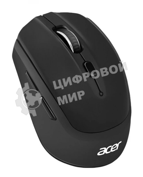 Мышь беспроводная Acer OMR050 черный, 1600 dpi, радиоканал, Bluetooth, USB, кнопки - 6
