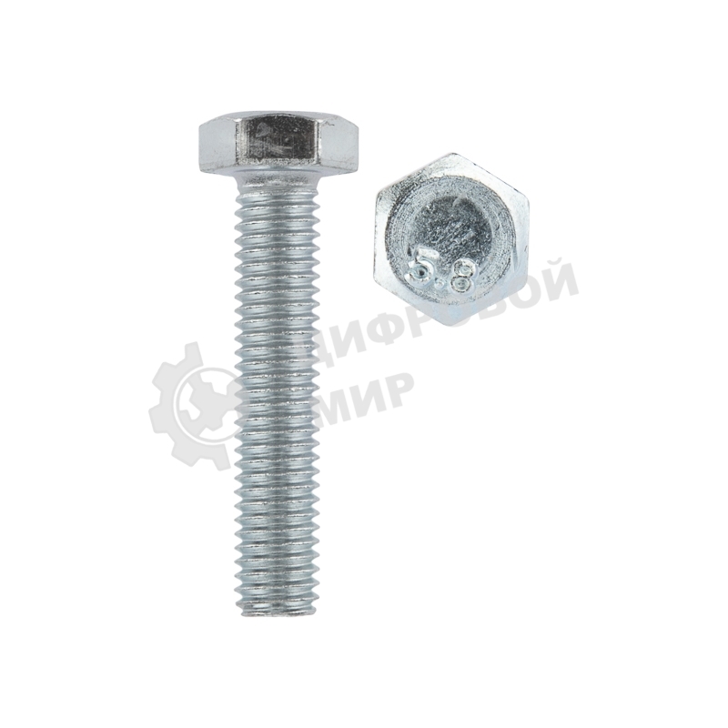 Болт шестигранный Kranz DIN 933, 10х45, упаковка поставщика (24 кг./700 шт.)